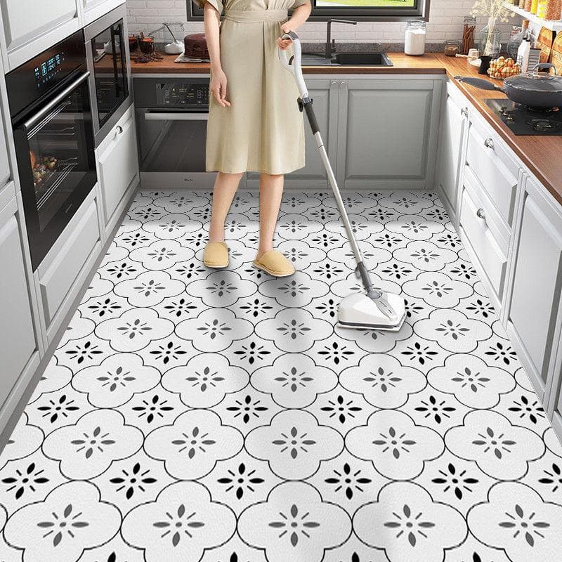 Special floor mat for kitchen Oil proof carpet Waterproof carpet Skid resistant carpet Wipe and wash free Simple carpet door mat 100x 120cm