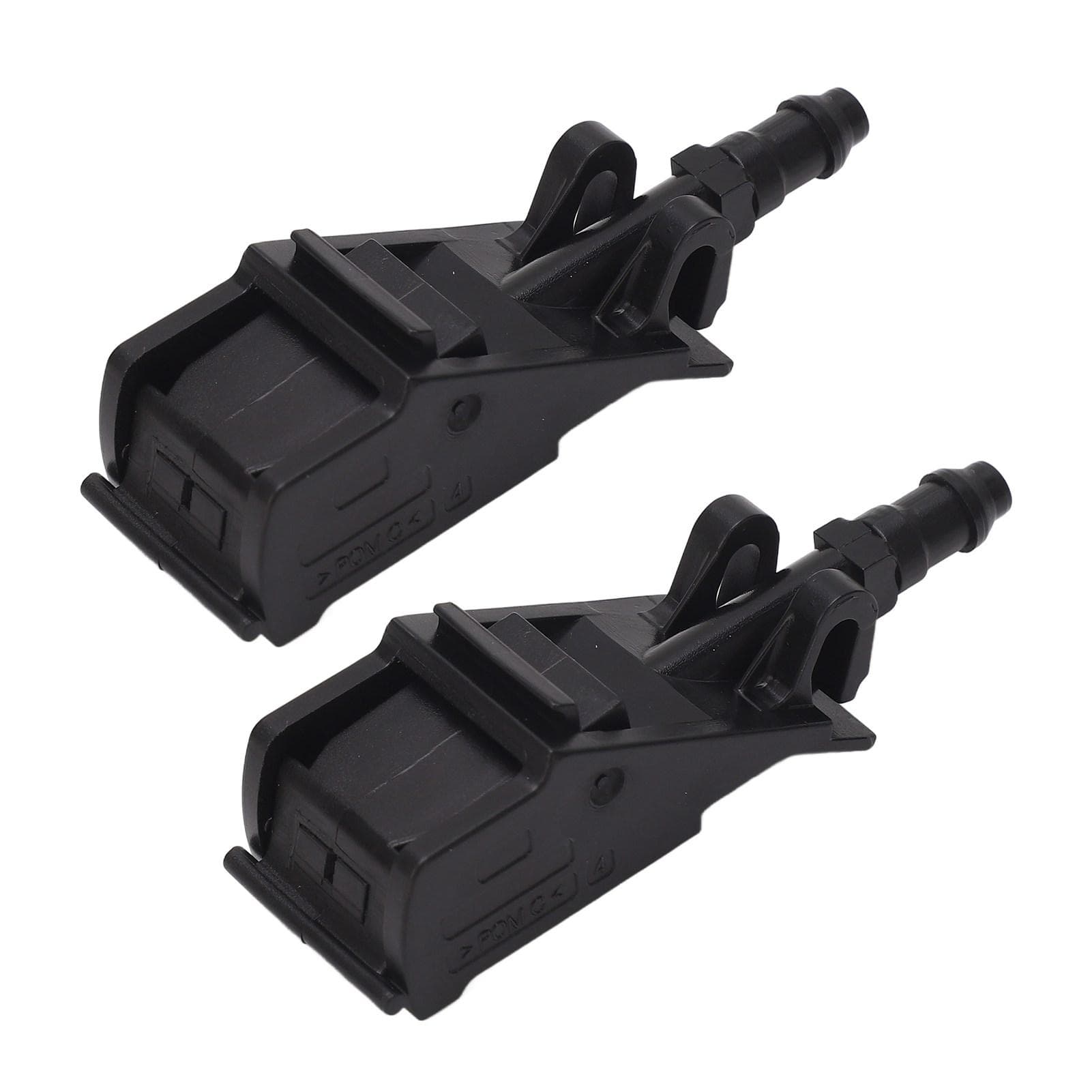 2Pcs Front Windscreen Washer Jet Nozzle 6E0955985 Durable Windshield Washer Spray Nozzle for