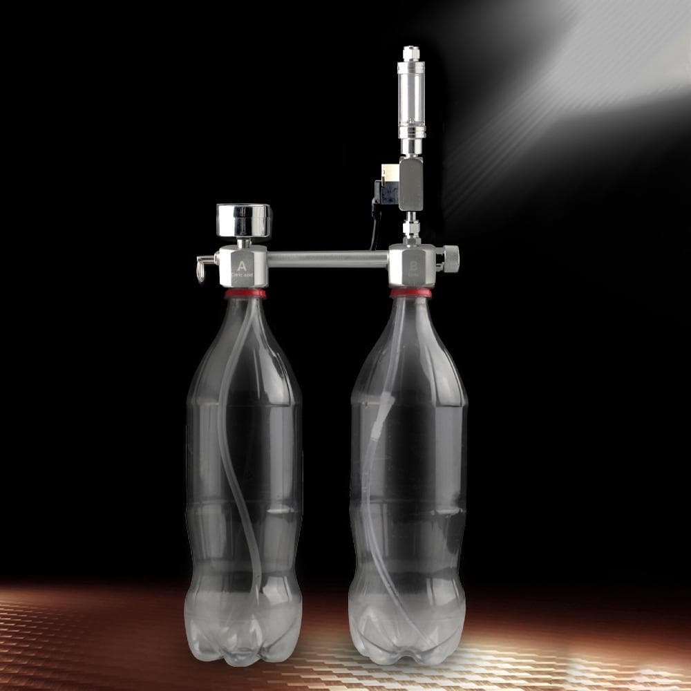 Aquarium DIY CO2 Generator System Kit CO2 Generator System with Solenoid Valve Check Valve-EU PLUG