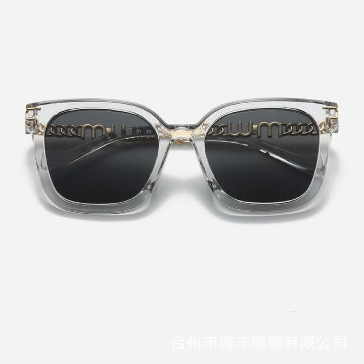 New fashion square frame sunglasses for women luxury UV protection large frame all-match glasses DS-2324