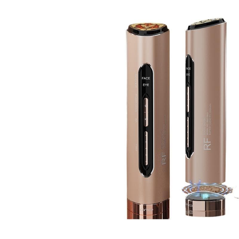 Magnetic Wireless Charging Beauty Instrument Metal Mi 3Mhz Light Facial Household Face Beauty Instrument Portable Instrument gold