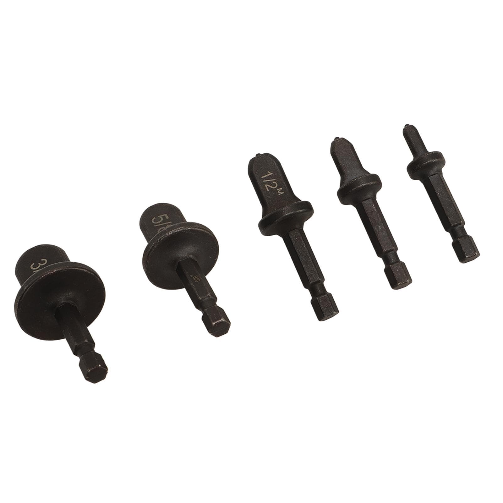 5pcs Copper Tube Expander Copper Pipe Swaging Tool Drill Bit Set for Air Conditioner Repair