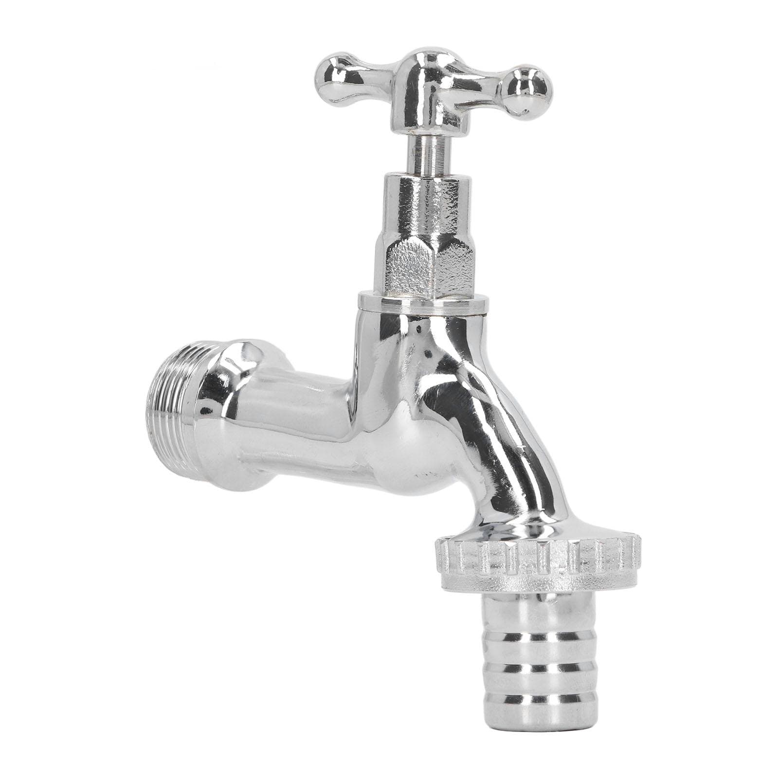 Hose Bibb Brass Faucet 34in Outlet DN20 Male Thread Inlet Water Tap for Watering