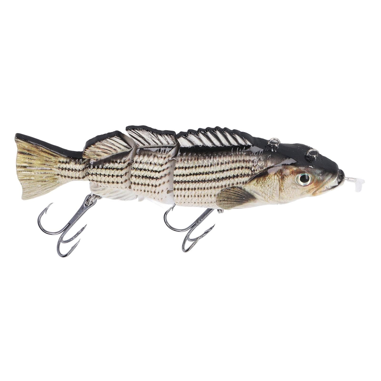 Electric Fishing Lure Rechargeable Multi Jointed Lifelike Self Swimming Fishing Bait for Bass Pike
