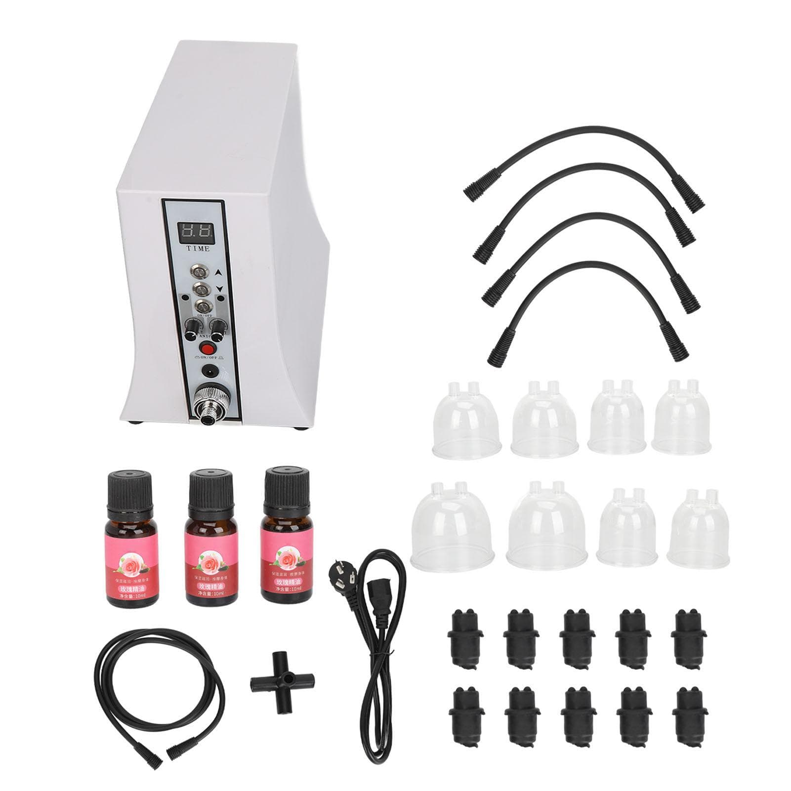 Bust Vacuum Cupping Massager Machine Multifunctional Far Infrared Heating Body Vacuum Cupping AU Plug