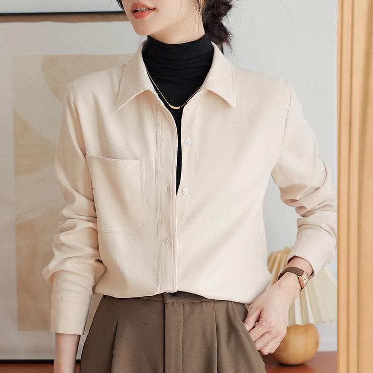 New Autumn and Winter Sweaty Women's Layer Tops Underwear Shirt Thickened Jacket XL