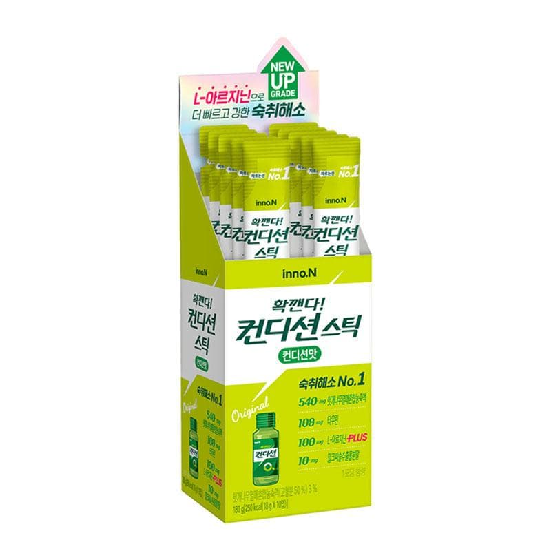 CJ Condition Hangover Cure Stick Jelly & Pills – Korean Liver Care Drink with Milk Thistle Condition 18g x 10P