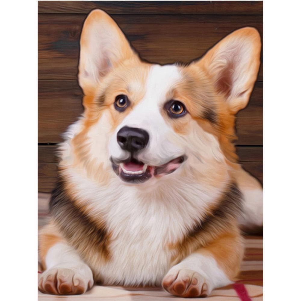 5D Diamond Painting Diy Fox Diamond Embroidery Animals Mosaic Kits Cross Stitch 20x30cm
