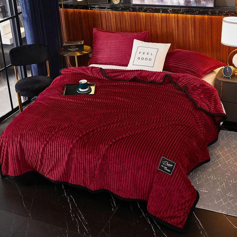 Blankets Bed Sheets Double-sided Velvet Warm Coral Velvet, Nap Time, Air-conditioned Blankets, Dormitories, Thick Velvet Blankets 150*200cm