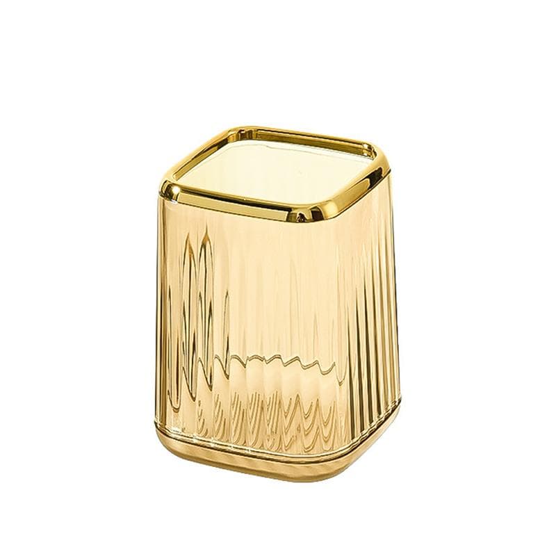 Organizers Desktop Cosmetic Brush Storage Box Office Pen Case Make Up Brushes Organizer Lipstick Sundries Holder gold