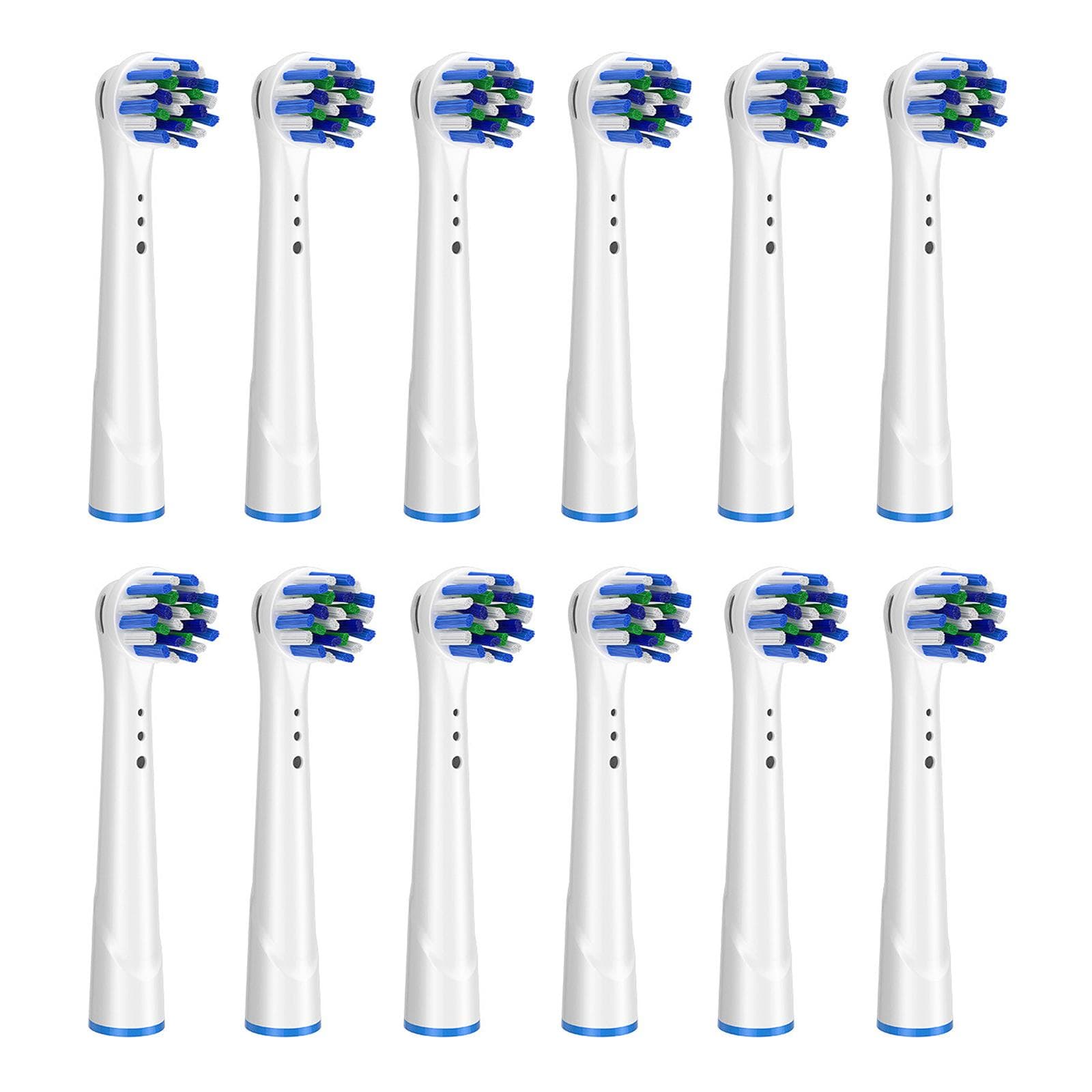 8Pcs/Set Replacement Toothbrush Heads Compatible with Oral B Braun Electric Toothbrush Sensitive 12pcs