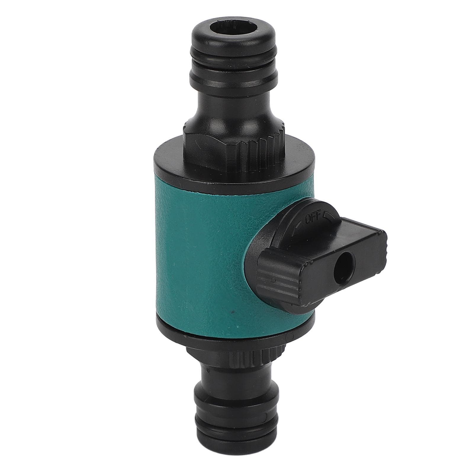 1PCS Plastic Leak Proof Double Joints Switch Valve Nipple Water Pipe Joint Irrigation Accessories green/black