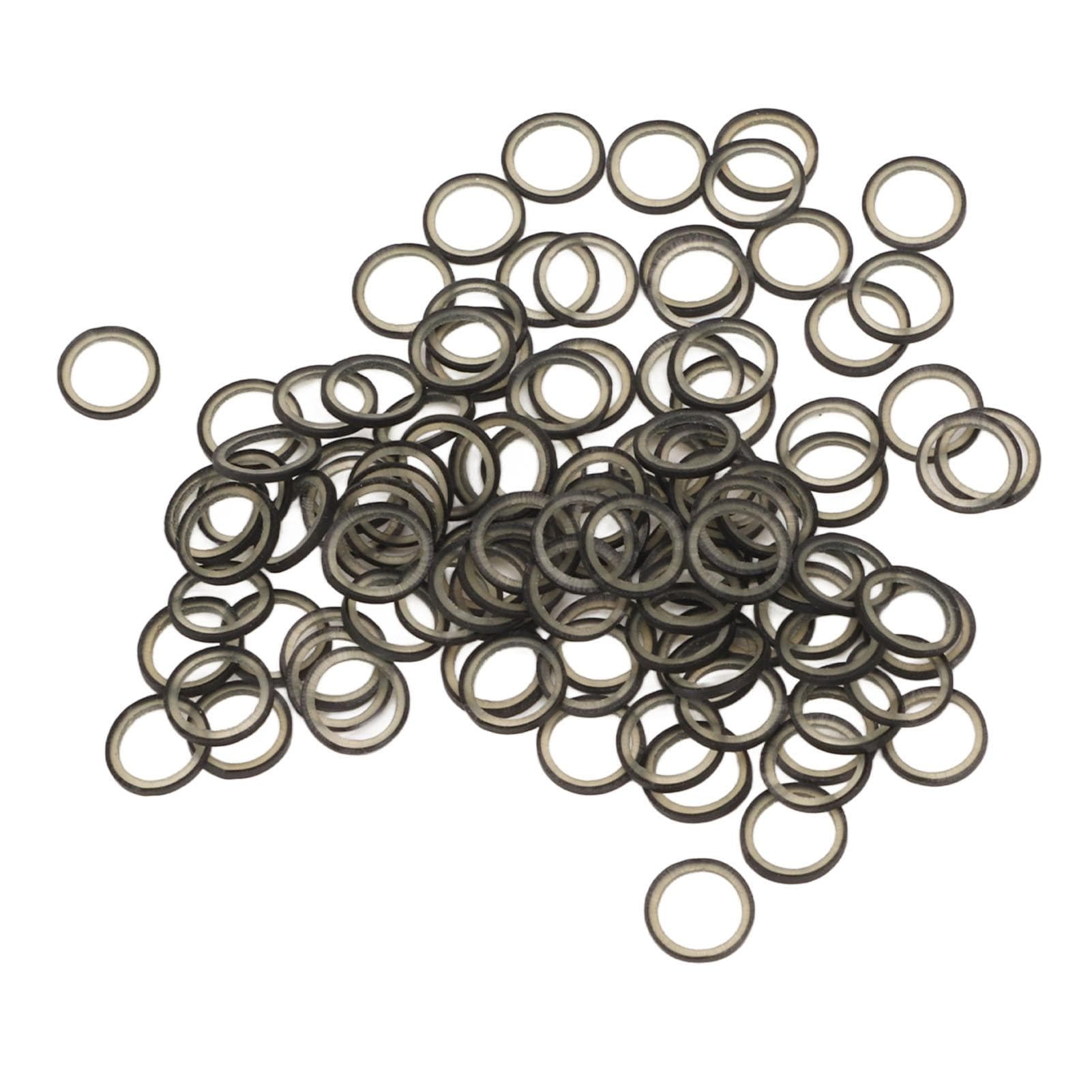 500pcs Orthodontic Rubber Bands Portable Teeth Elastic Rubber Bands for Braces Pet Beauty 6.35mm black