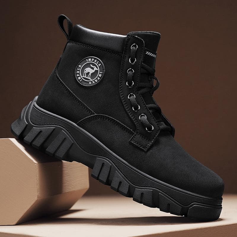 Men's Casual Shoesthick Bottom Lace-up Workwear Shoes Men for Work Outdoor Men's Shoe High Quality Autumn Winter Hiking Boots 44
