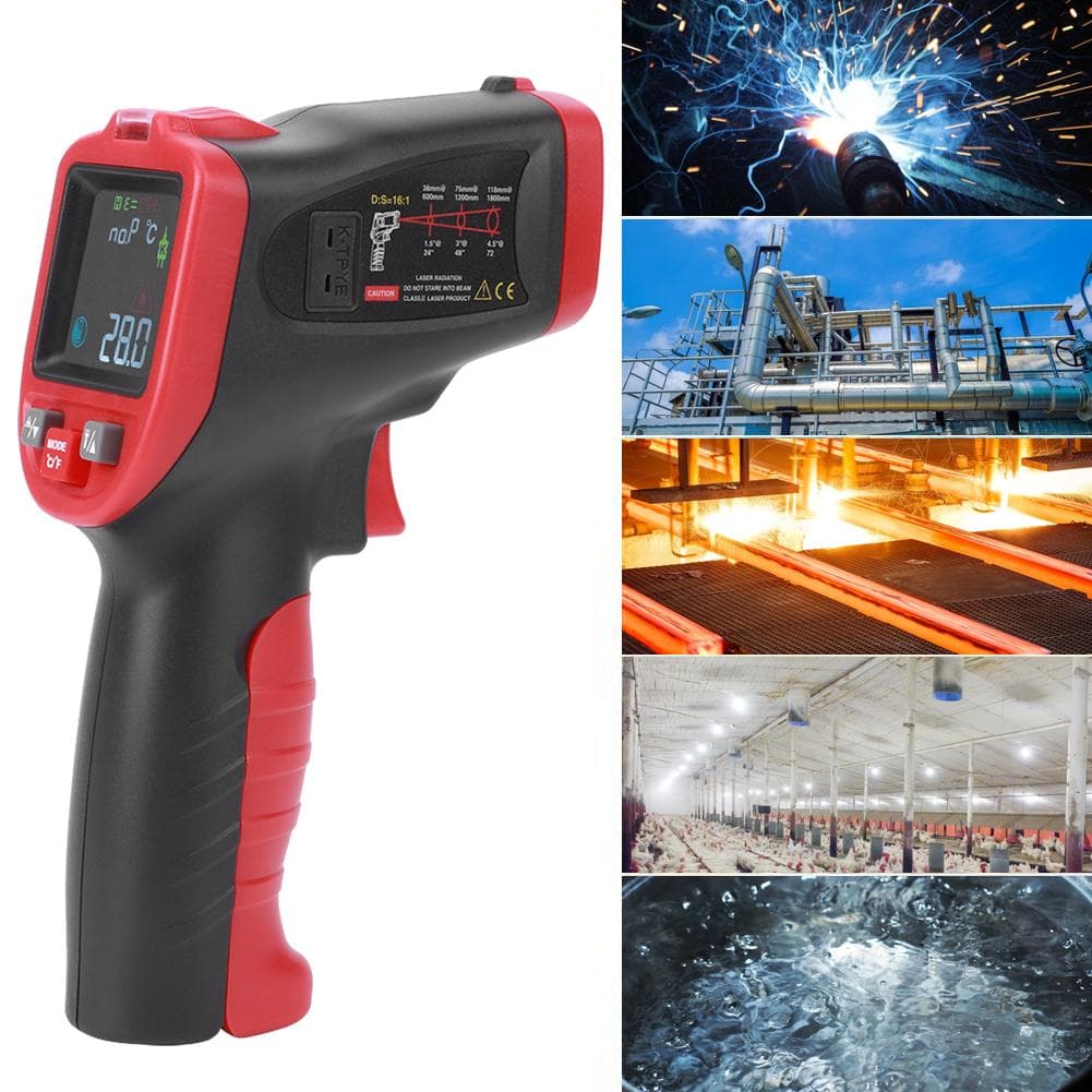 WT323E 50 celsius 1050 celsius  Color Screen LCD Thermometer Industrial Temperature Meter Measuring Tool