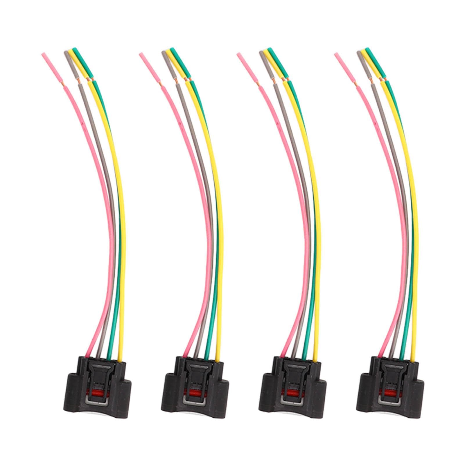 4pcs Ignition Coil Pigtail Connector Harness Kit 4 Pins Replacement for Camry Corolla Highlander