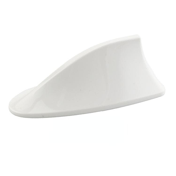 Shark Fin Antenna Signal Radio Antenna for Car Roof Tail Fin Antenna white