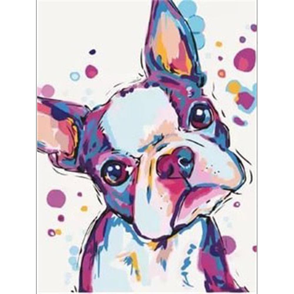 5d Diy Diamond Painting Dog Animal Diamond Embroidery Rhinestone Picture Diamond Mosaic 20X30CM