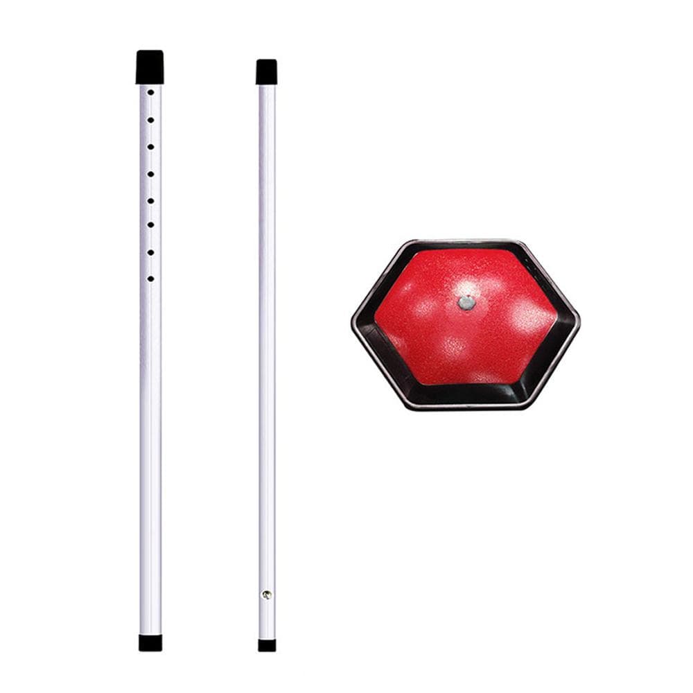 Golf Travel Bag Support Rod Aluminum Alloy Rod Adjustable Retractable Golf Club Bag Support red