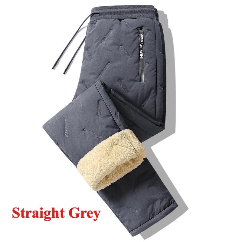 Men's Winter Fleece Lined Joggers Thermal Trousers Outdoor Athletic Running Sweatpants Warm Pants Casual Thickened Breathable Pants for Male 7XL