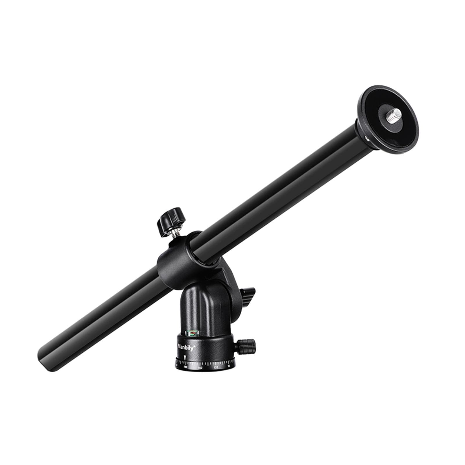 Manbily ZW-02 Rotatable Tripod Extension Tripod Boom Arm Multi-Angle Center Column with Locking black