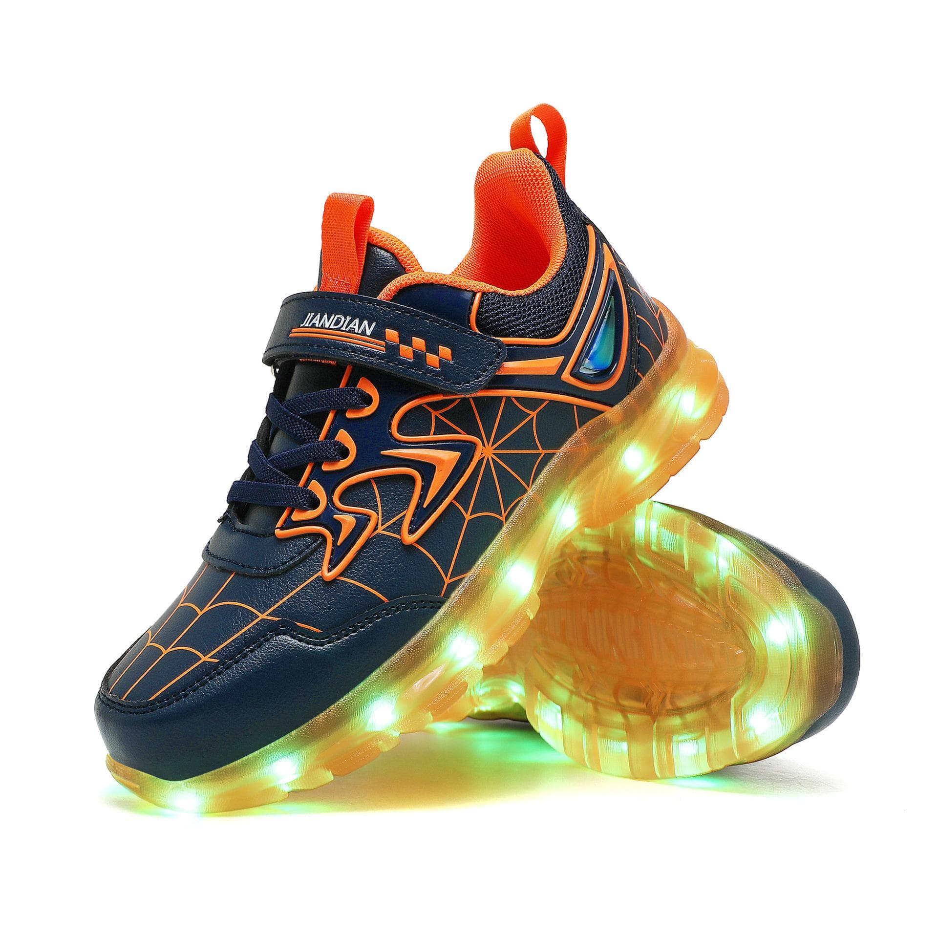 Children's Sports Shoes LED Charging Colorful Light Shoes Luminous Shoes Boys Shoes 30