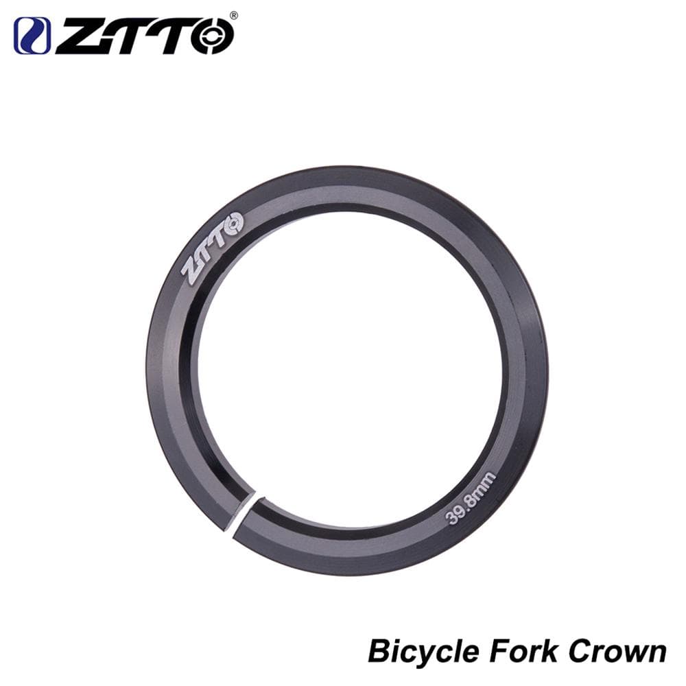 Bicycle Tapered Fork Open Crown Race Replacement Headset Base Ring for 1.5 inch Fork 52mm 54mm Bike