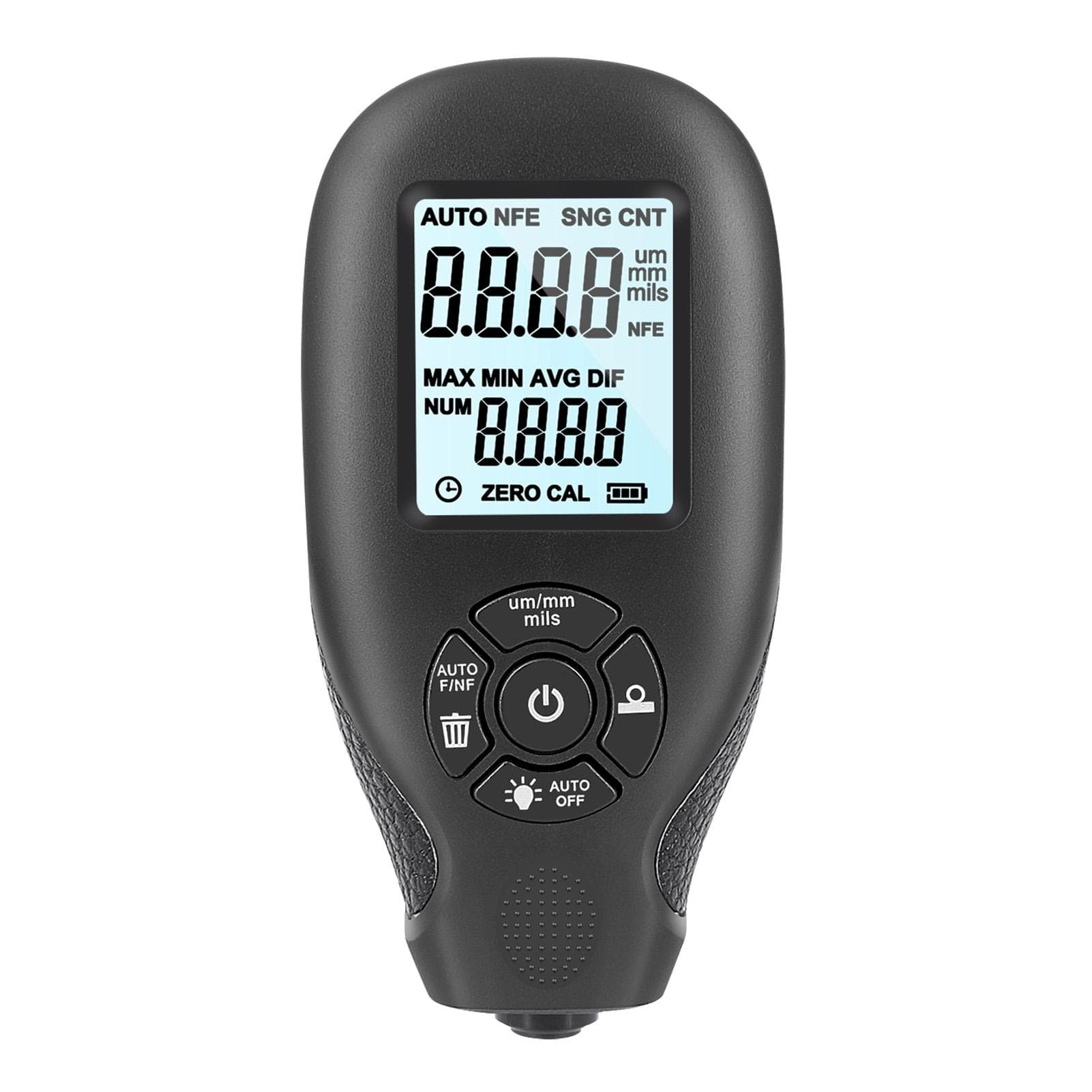 Paint Thickness Tester Car Coating Film Thickness Gauge 02000um Digital Coating Meter With LCD black