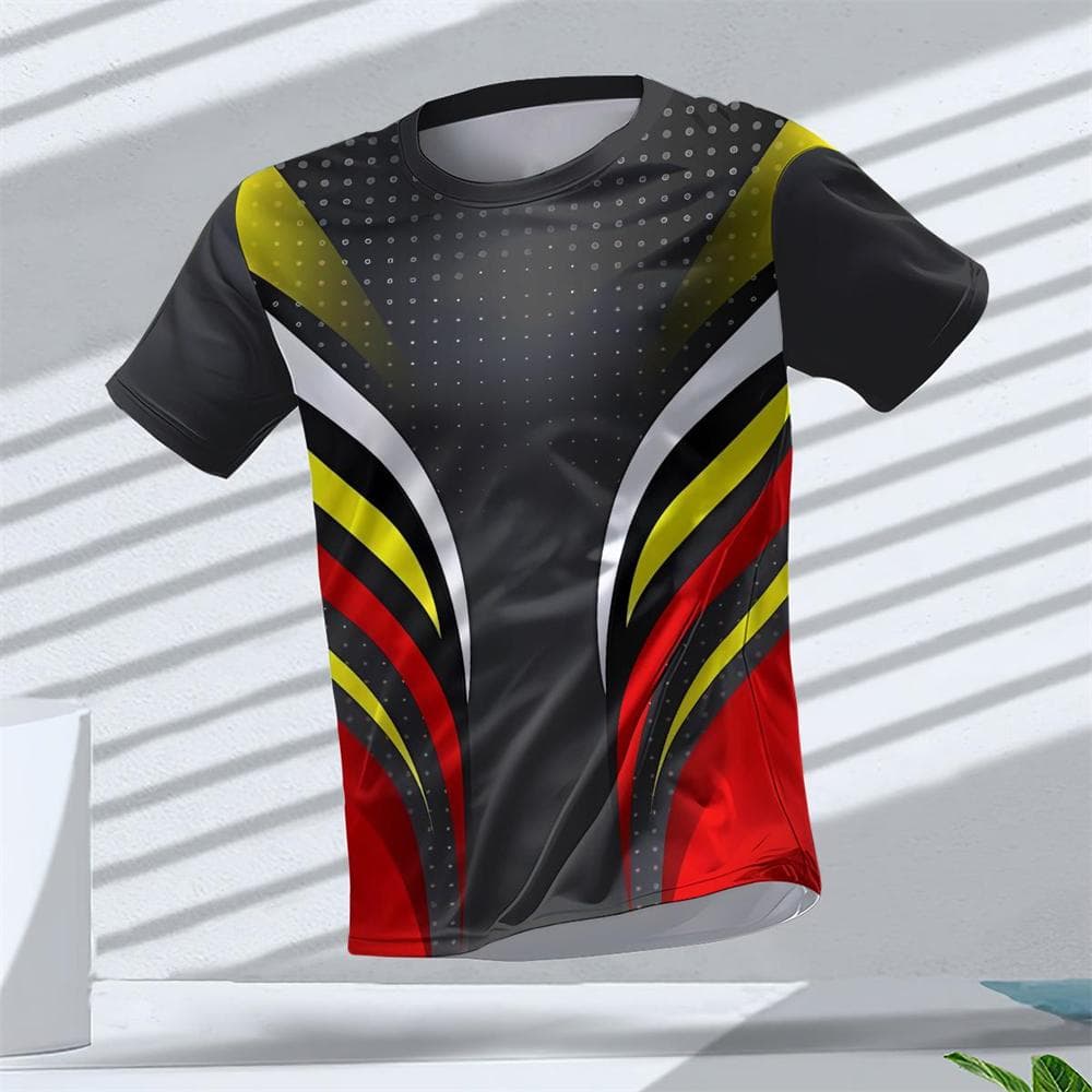 Gym Summer Quick Dry Breathable Men's T Shirt Outdoor Run Fitness Sports Short Sleeve Casual O-Neck Men Gym Sportswear T-Shirt 6XL