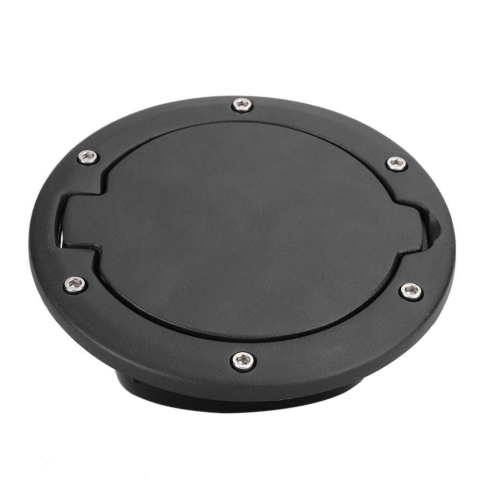 Car Oil Cap Fuel Tank Cap Cover Auto Accessory Fit for Jeep Wrangler JK & Unlimited black