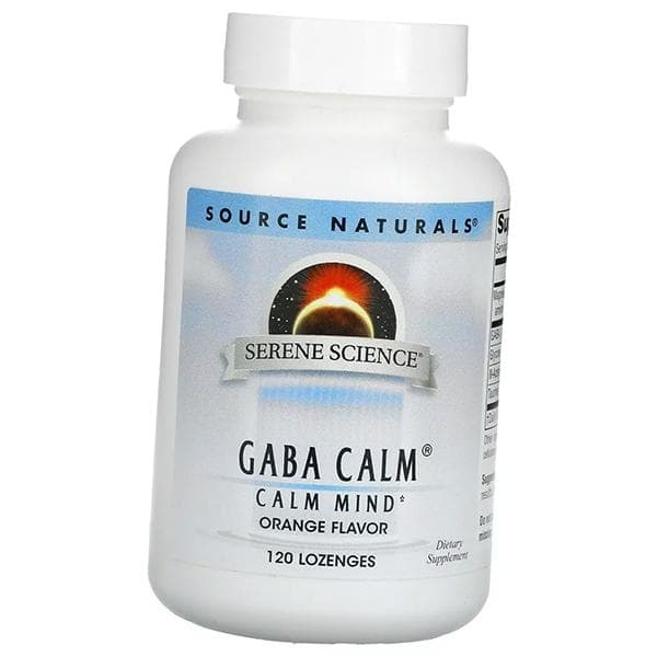GABA Calm, Source Naturals 120 lozenges Orange (72355040) 120Lozenges Orange