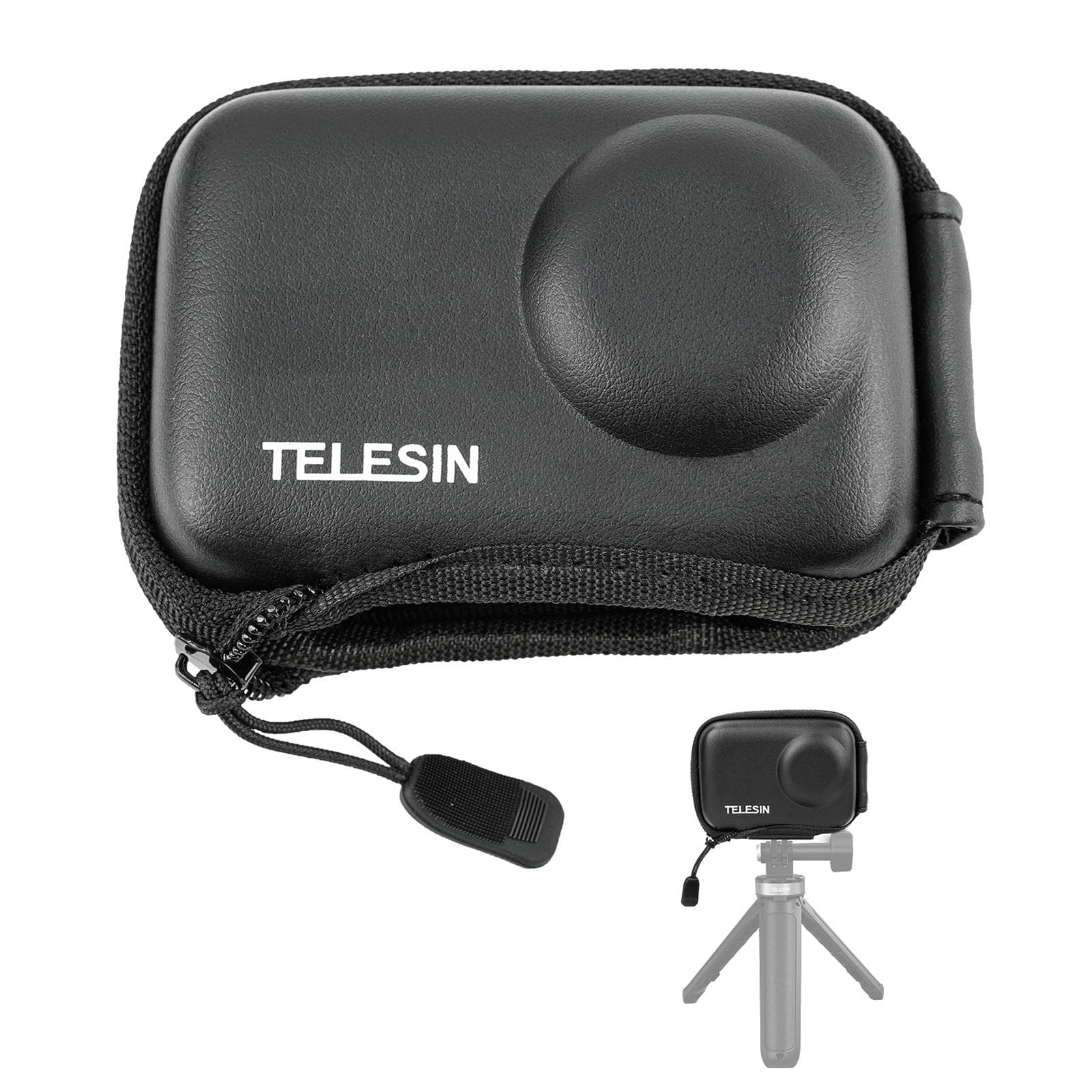 TELESIN Sports Camera Case Digital Camera Case Portable Storage Bag for Camera Protective Bag for black