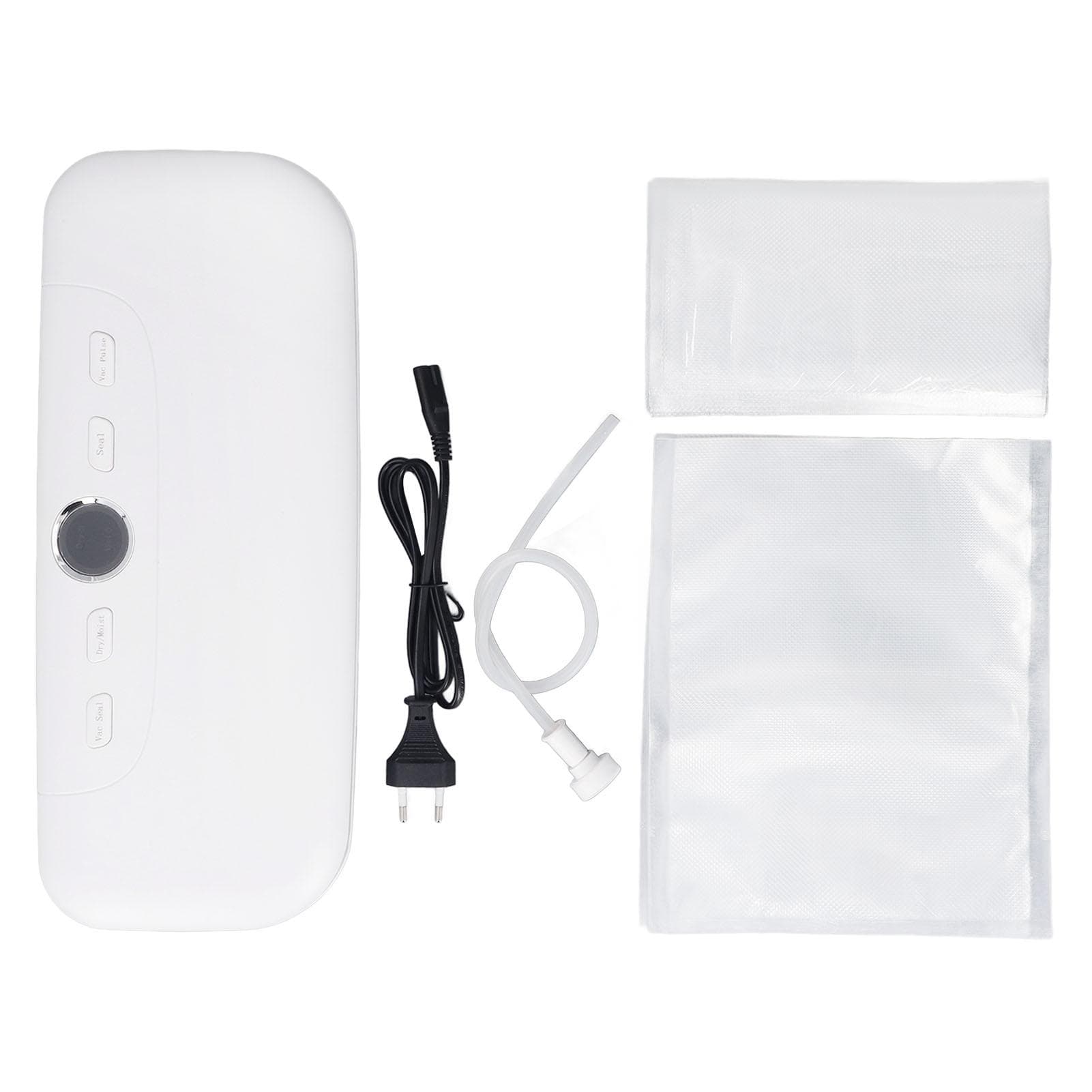 Vacuum Sealer Machine 60kPa Suction Power Compact Automatic Food Sealer with External Vacuum System