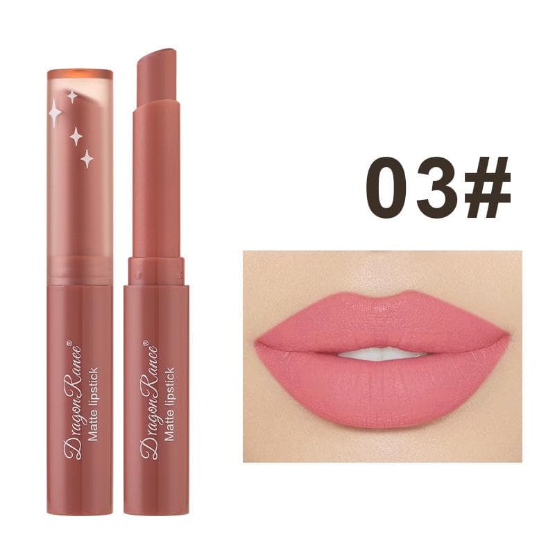 1Pc Nude Matte Lipstick Waterproof Long Lasting Lip Sticks Not Fading Sexy Red Velvet Lipsticks Women Make Up Cosmetics 3#