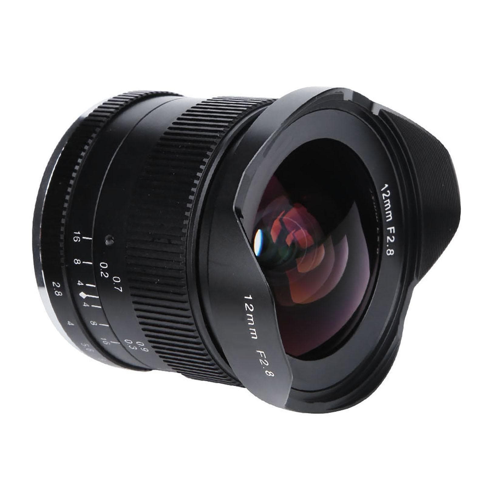 12mm F2.8 APSC Wide Angle Manual Fixed Lens for M43 Mount