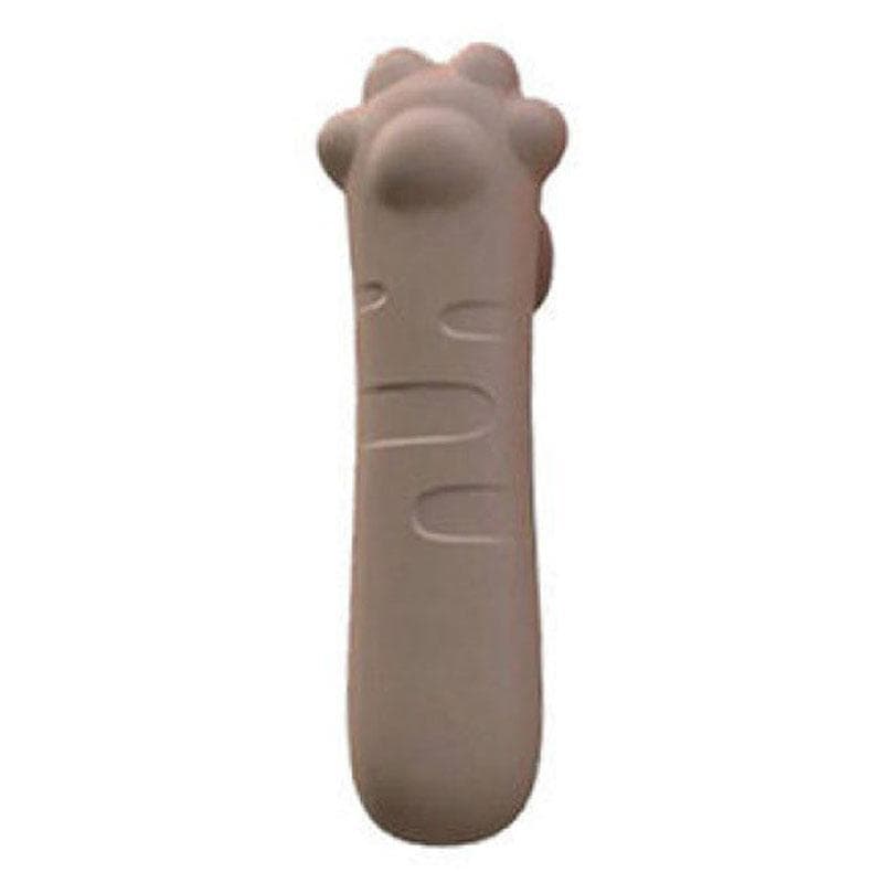 Door Handle Cover Silicone Anti Collision Noise Reduction Cute Door Pull Protective Sleeve Coffee