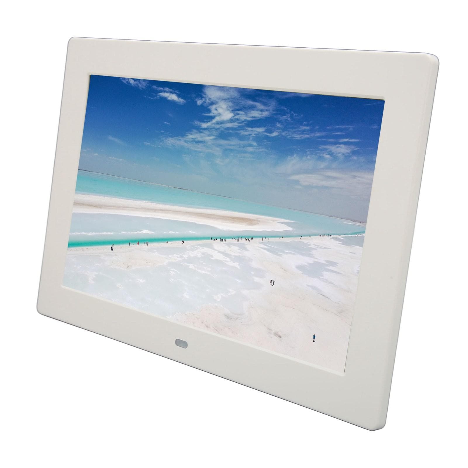 10 Inch Digital Photo Frame 1280x800 HD IPS Display Support Screen Switching Digital Picture Frame EU Plug white
