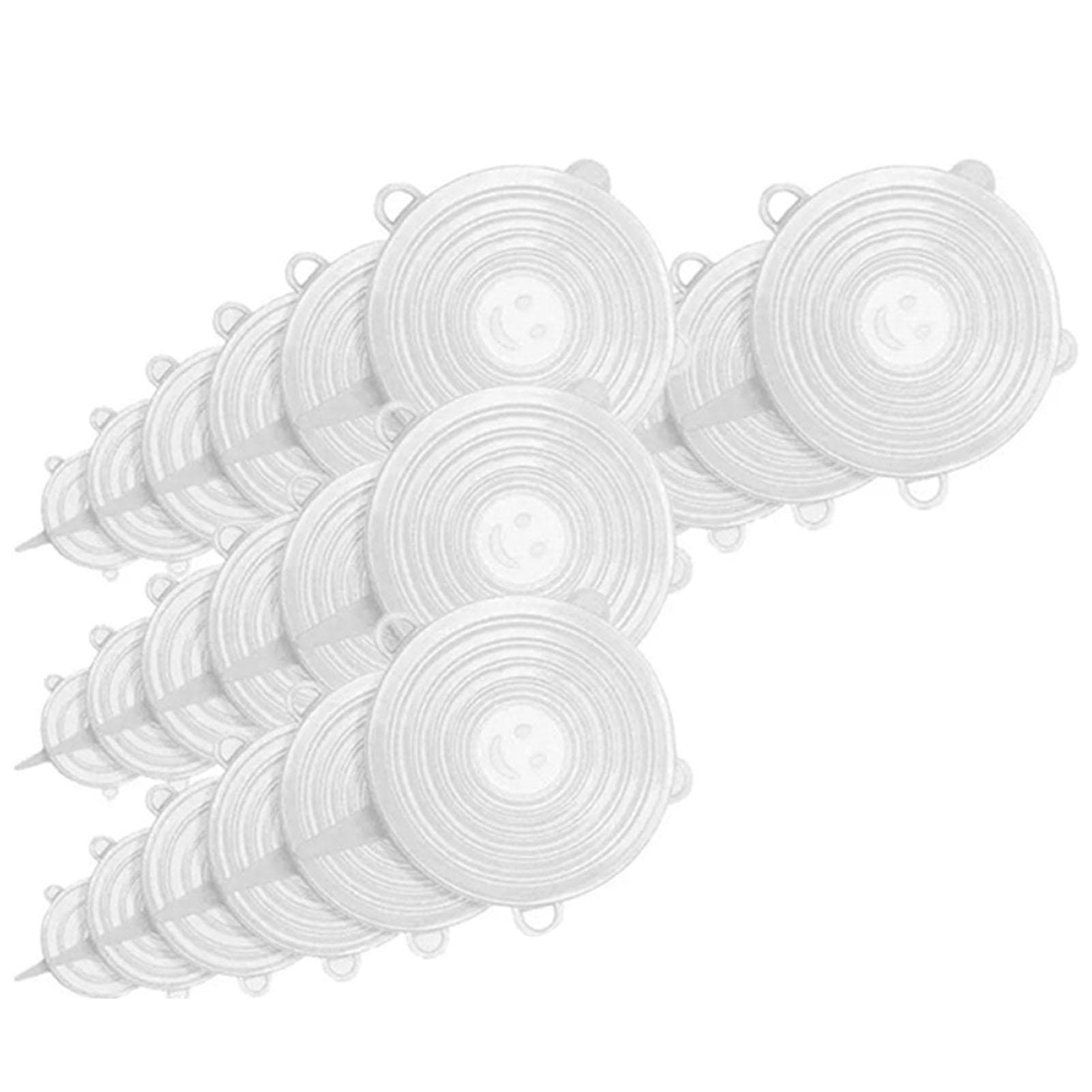24Pcs Silicone Stretch Lids Stretchable High Temperature Resistance Food Storage Silicone Cover for