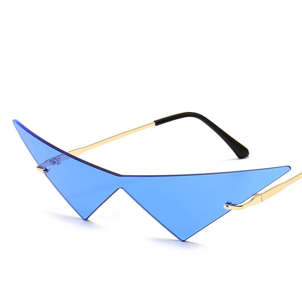 Japan Anime Character Kamina Cosplay Eyewear Fashion Glasses Carnaval Party Online Show Cosplay Props Gifts blue