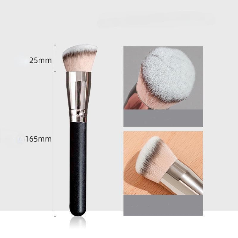 Makeup Brushes Foundation Concealer Angled Seamless Cover Synthetic Dark Circle Liquid Cream Cosmetics Contour Brush Beauty Tool 170Foundation Brush