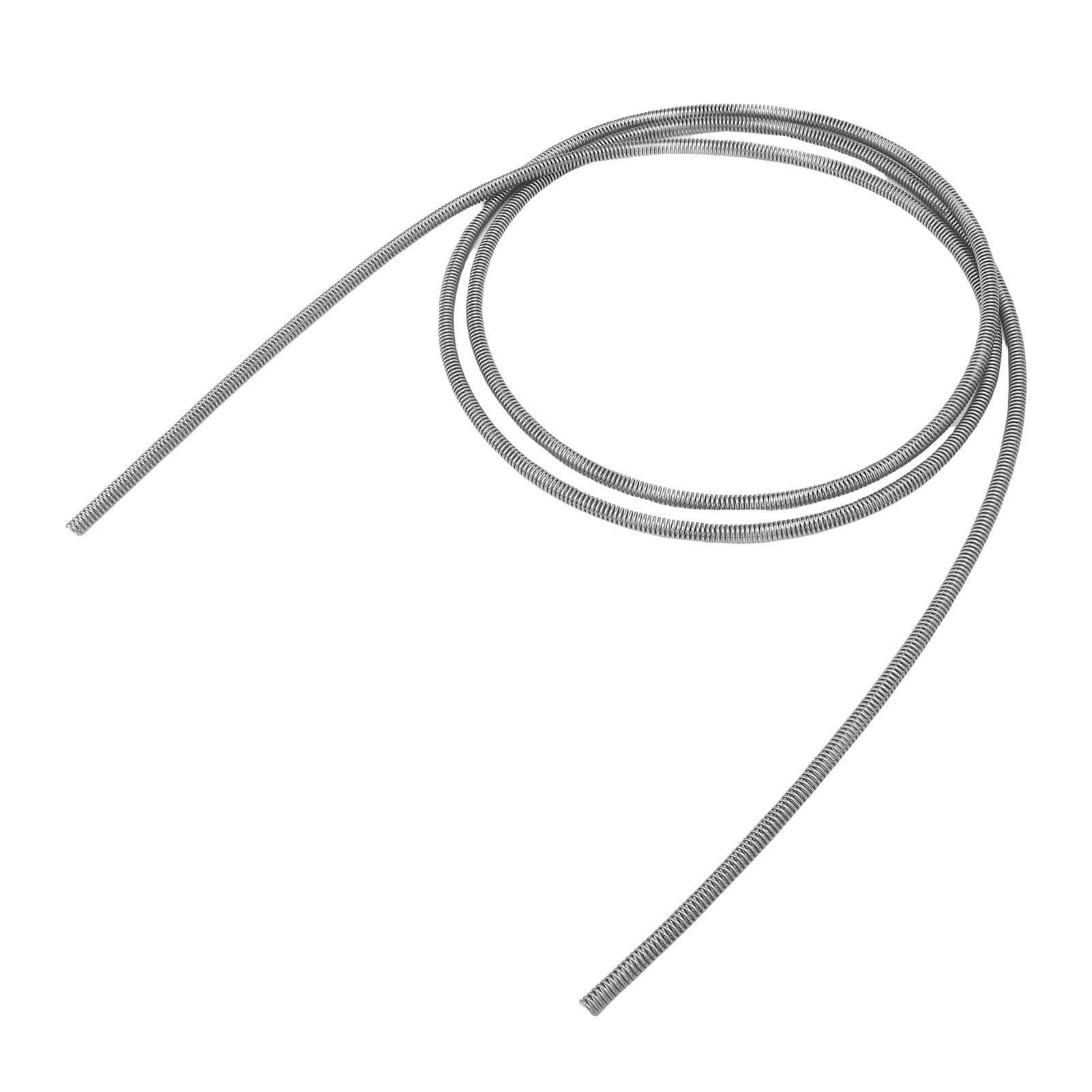 8 Ft Stainless Steel Brake Line Protector Flexible Galvanized Gravel Guard Spring Wrap for 316in