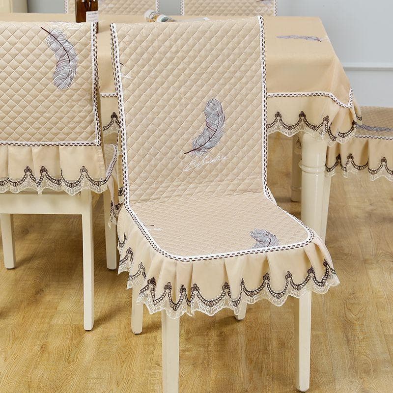 Thick Non Slip Chair Cover Modern Minimalist Household Dustproof Chair Cover Cotton Lace Printed Chair Cover 1pcs chair cover 1pcs