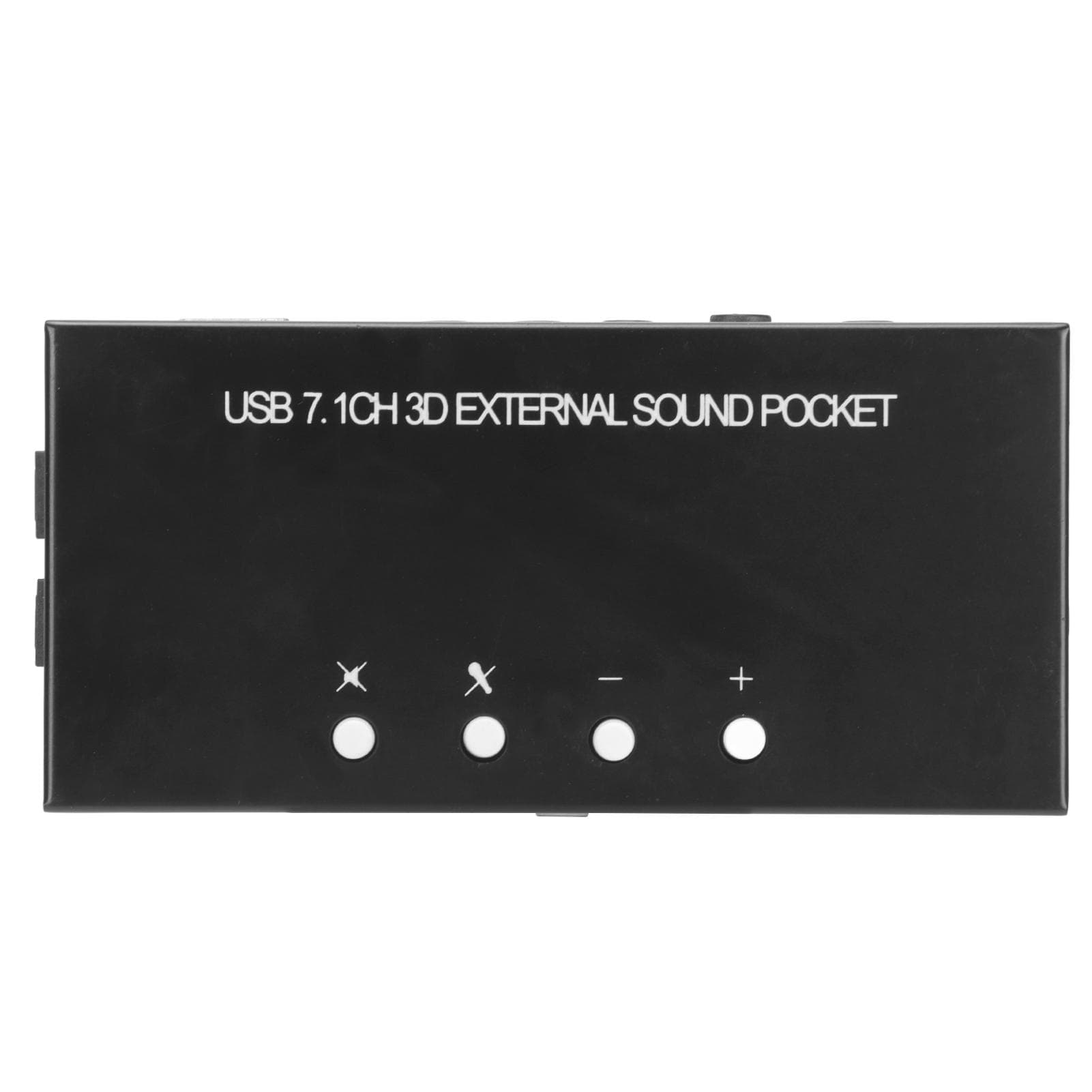 7.1 Channel Sound Card Surround Sound Dual Microphone Input Stereo External Sound Card for Computers