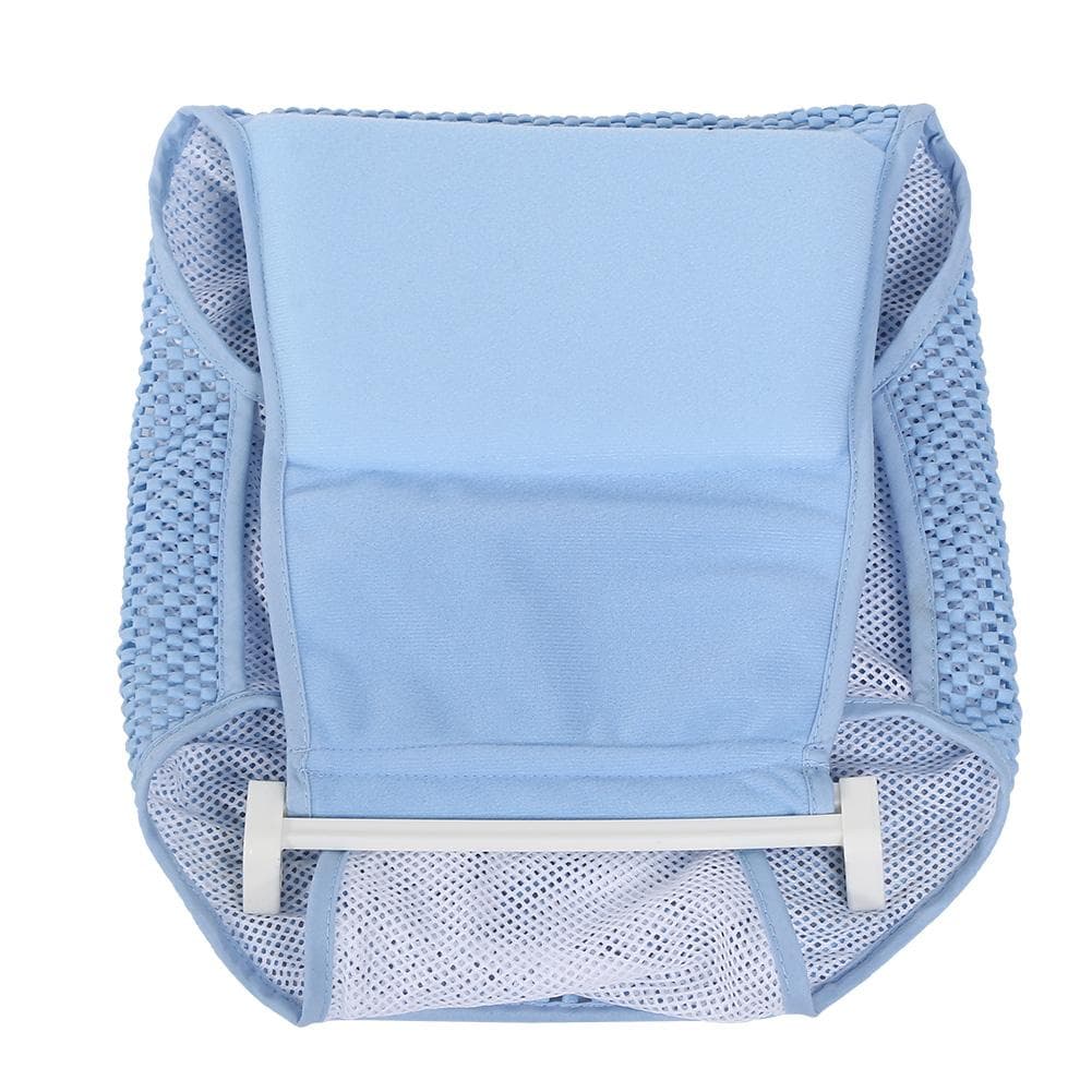 Newborn Infant Bathtub Net Shower Support Safe Bathing Sling Baby Toddle Bath Seat Blue