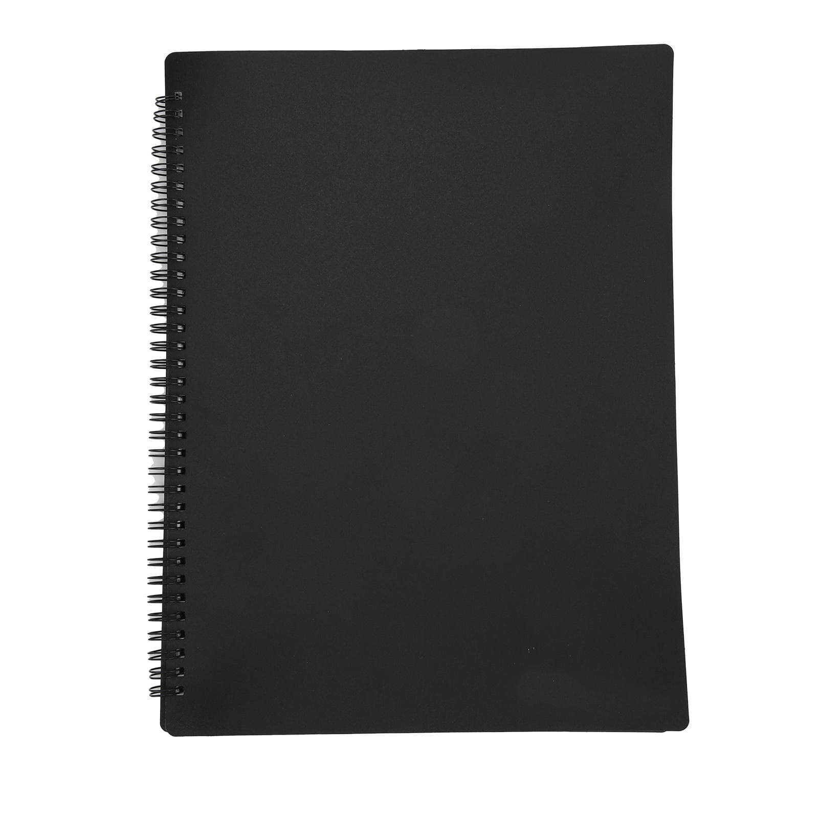 Music Folder 4 Pages 180 degrees Open Expand Spiral Binding A4 Plastic 40 Pockets Stand Accessories