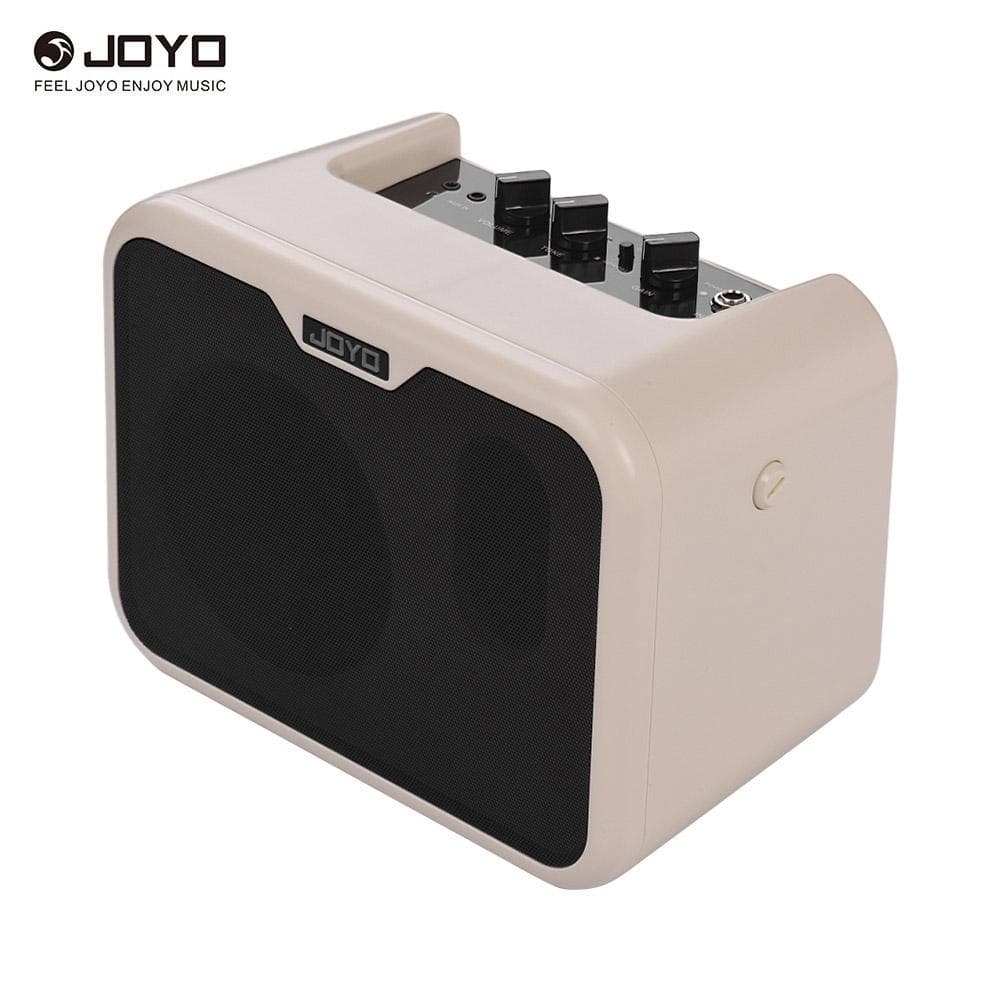 JOYO MA-10B  Mini Portable Electric Bass Amplifier Speaker 10Watt Amp Normal/Drive Dual Channels US Plug white