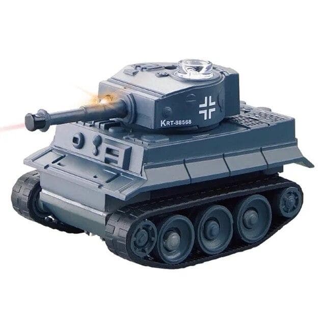 Mini Rc Car Toy for Boys Remote Control Tank Radio-Controlled Clawer Small Electronic Toys Simulate Tank Model Children Gift blue