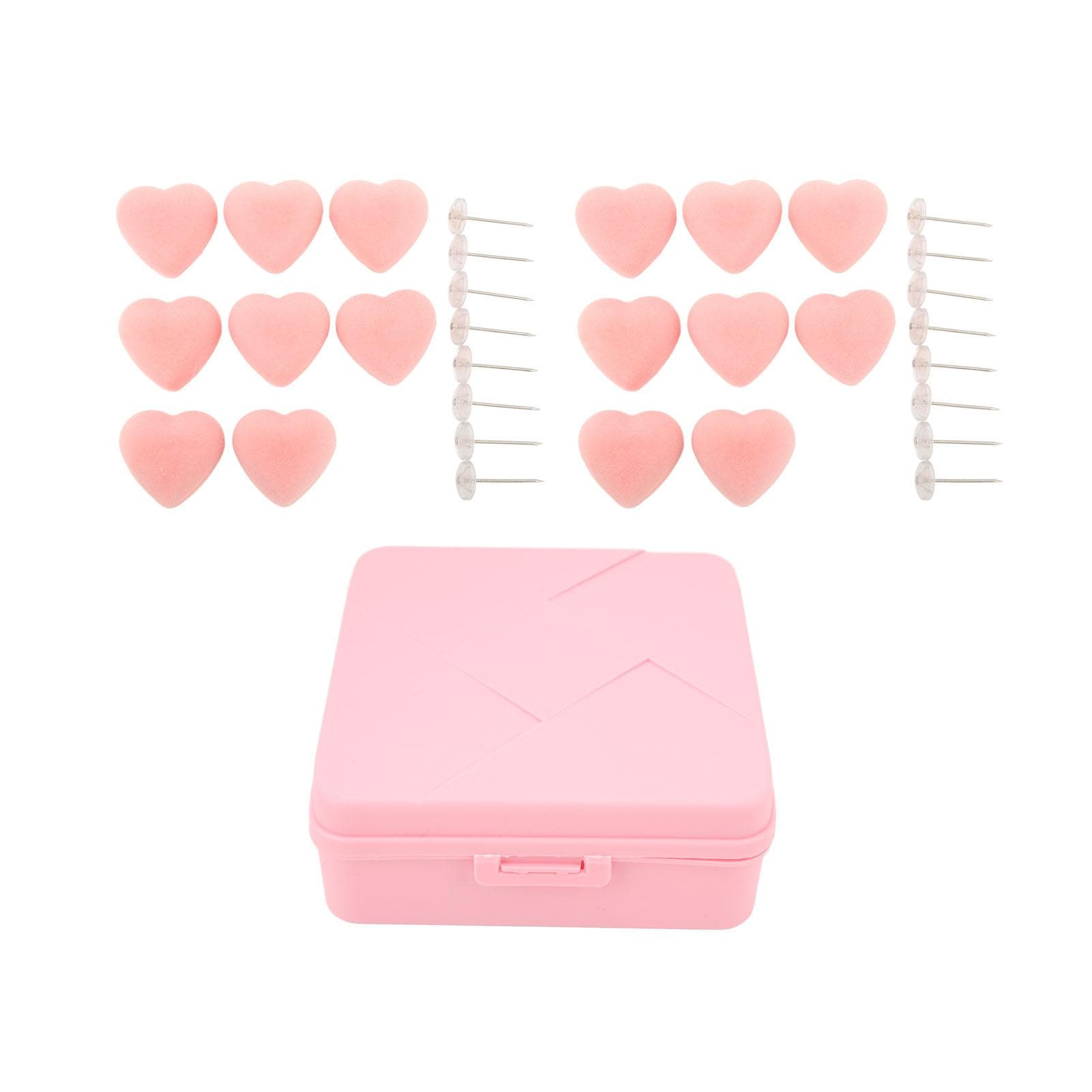 Duvet Pin Duvet Clips 16 Sets Heart Shape Duvet Cover Pins Comforter Clips with Soft Fabric Duvet