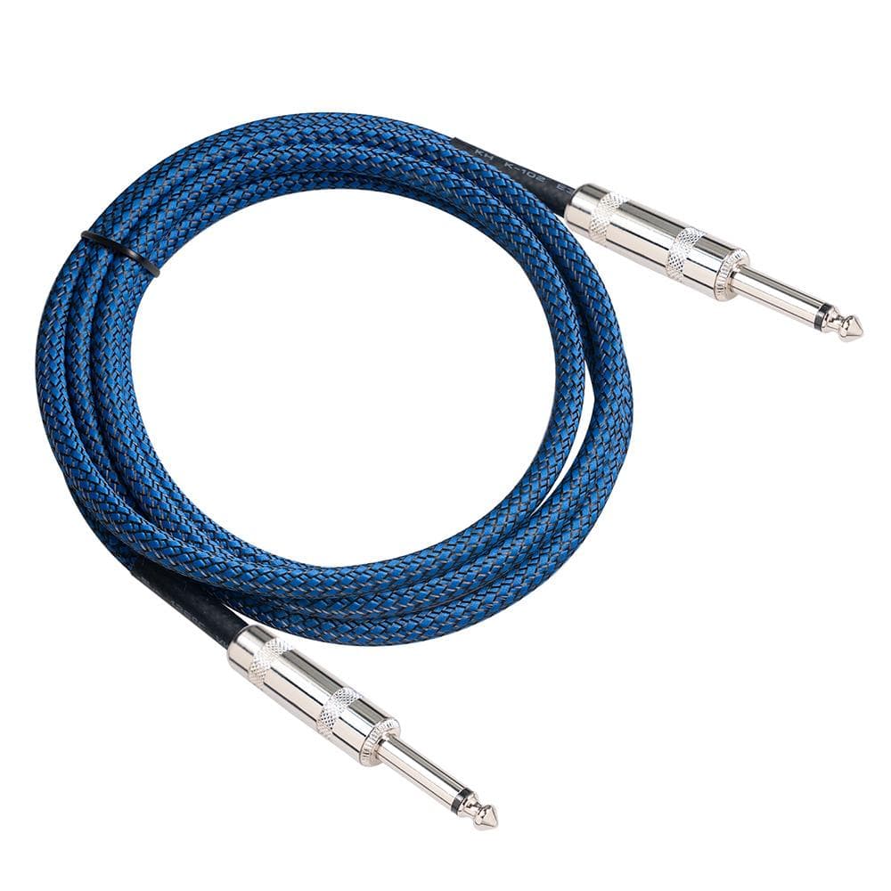 Double Straight Plug 6.35mm Male to Male Electric Guitar Audio Cable Professional Sound 3.0M