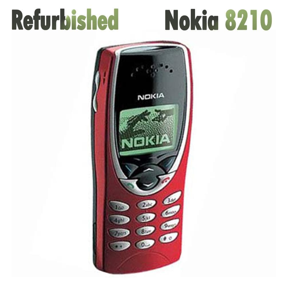 Refurbished Nokia Original Nokia 8210 GSM 2G Mobile Phone Simple set blue